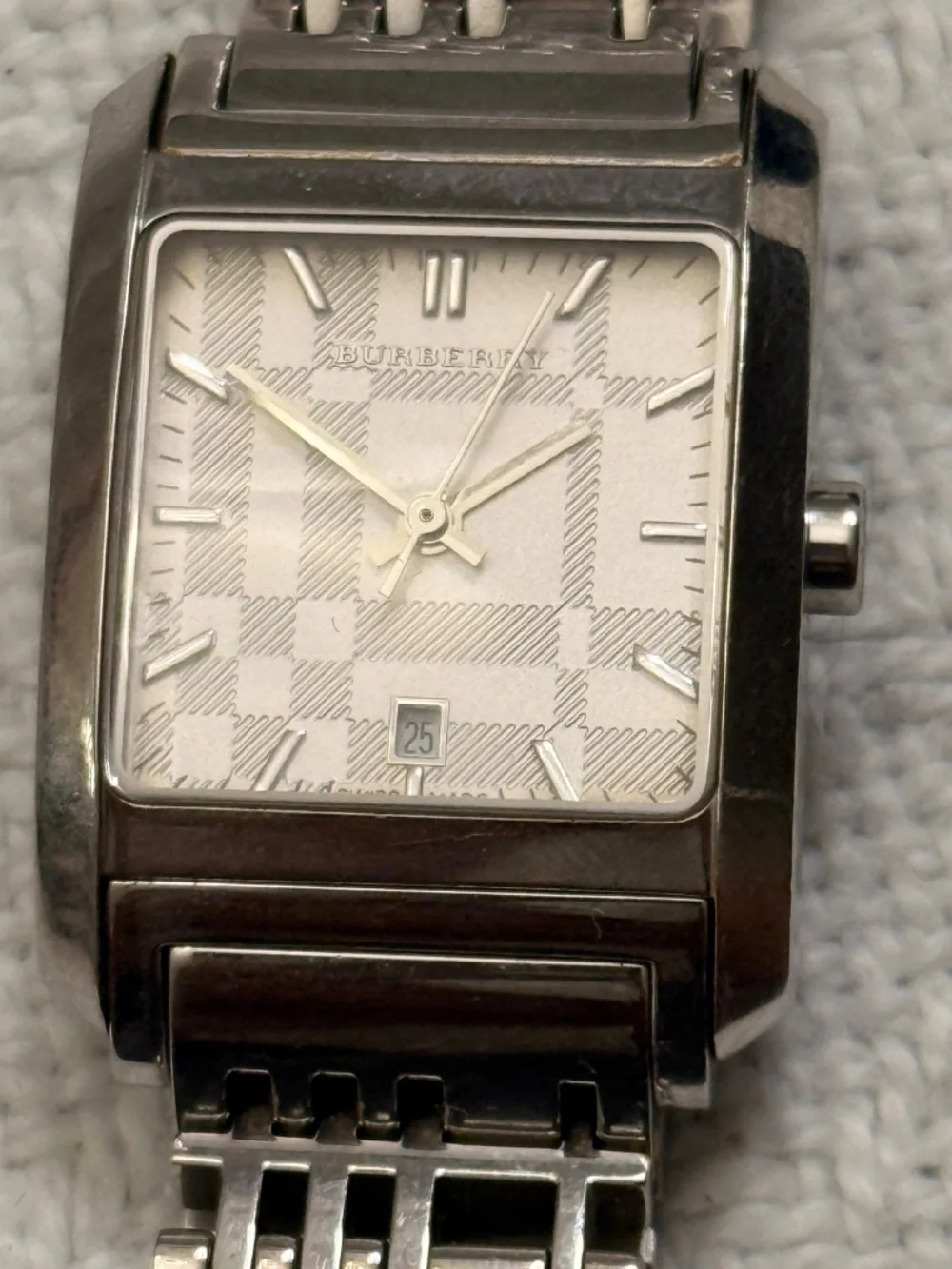 Burberry Silver Stainless Steel Wrist Watch #19
